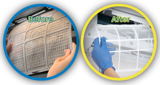 dryer vent cleaning before and after